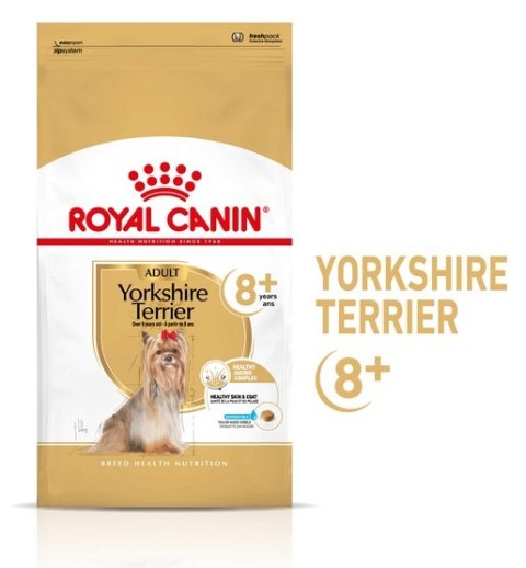 Royal Canin Yorkshire Terrier Adult 8+ karma sucha dla psów starszych rasy yorkshire terrier 1,5kg Royal Canin Yorkshire Terrier Adult 8+ karma sucha dla psów starszych rasy yorkshire terrier 1,5kg