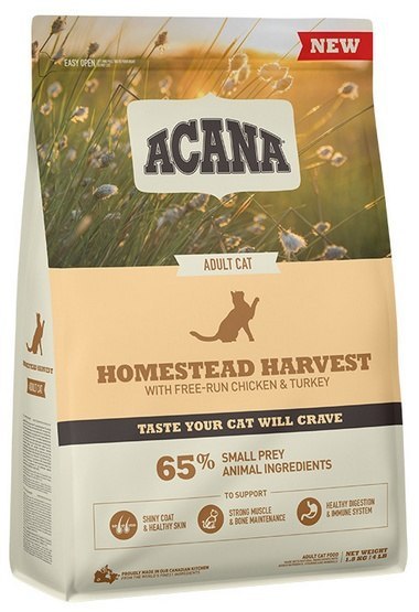 Acana Homestead Harvest Cat & Kitten 1,8kg Acana Homestead Harvest Cat & Kitten 1,8kg