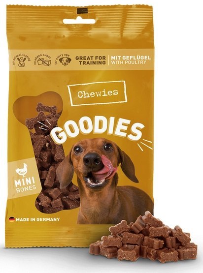 Chewies Goodies (Training) Kosteczki Mini Drób 125g Chewies Goodies (Training) Kosteczki Mini Drób 125g