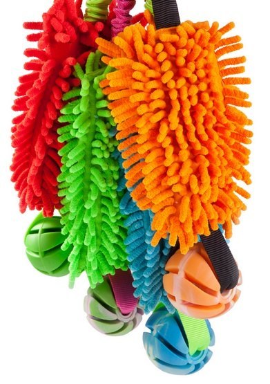 Dingo Zabawka dla psa - Szarpak Mop Bungee z piłką niebieski Dingo Zabawka dla psa - Szarpak Mop Bungee z piłką niebieski