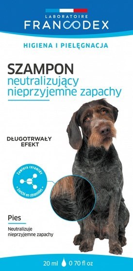 Francodex Szampon neutralizujący zapachy saszetka 20ml Francodex Szampon neutralizujący zapachy saszetka 20ml