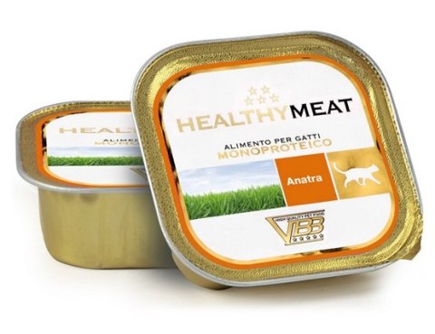 Healthy Meat Kot Mono Kaczka tacka 90g Healthy Meat Kot Mono Kaczka tacka 90g
