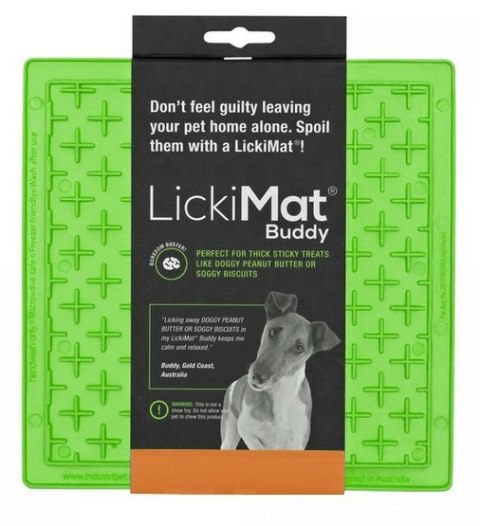 LickiMat Buddy Krzyżyk miękki zielony LickiMat Buddy Krzyżyk miękki zielony