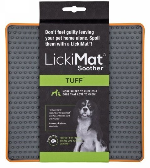 LickiMat Soother Deluxe/Tuff Jeżyk twardy pomarańczowy LickiMat Soother Deluxe/Tuff Jeżyk twardy pomarańczowy