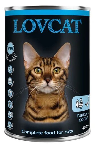 Lovcat Best Turkey & Goose puszka 400g Lovcat Best Turkey & Goose puszka 400g