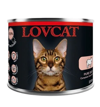 Lovcat Pure Beef puszka 200g Lovcat Pure Beef puszka 200g