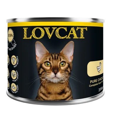 Lovcat Pure Chicken puszka 200g Lovcat Pure Chicken puszka 200g