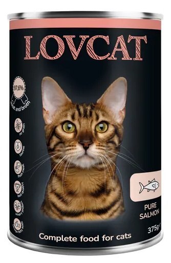 Lovcat Pure Salmon puszka 375g Lovcat Pure Salmon puszka 375g