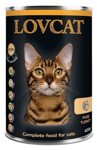 Lovcat Pure Turkey puszka 400g Lovcat Pure Turkey puszka 400g