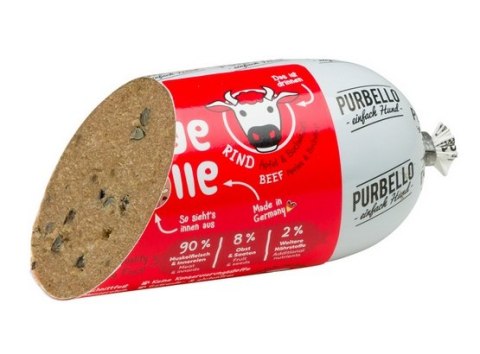 Purbello Dog Monoprotein Sausage Wołowina 200g Purbello Dog Monoprotein Sausage Wołowina 200g