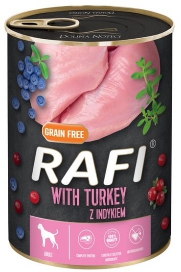 Rafi Pies Indyk puszka 400g Rafi Pies Indyk puszka 400g