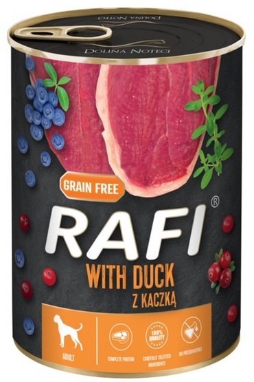 Rafi Pies Kaczka puszka 400g Rafi Pies Kaczka puszka 400g