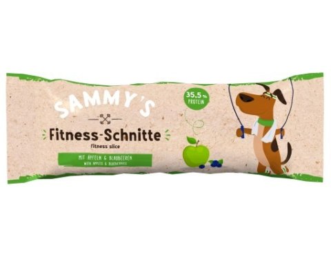 Sammy's Fitness Slice Baton proteinowy Jabłko i jagoda 25g Sammy's Fitness Slice Baton proteinowy Jabłko i jagoda 25g