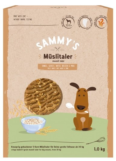 Sammy's Muesli Taler Ciasteczka 1kg Sammy's Muesli Taler Ciasteczka 1kg