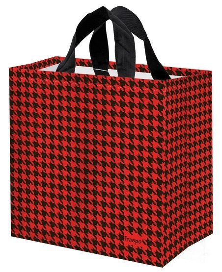 Torba Esy-Floresy 24L pepitka czerwono-czarna Torba Esy-Floresy 24L pepitka czerwono-czarna