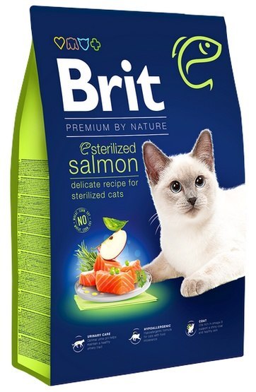 Brit Premium By Nature Cat Sterilized Salmon 8kg Brit Premium By Nature Cat Sterilized Salmon 8kg