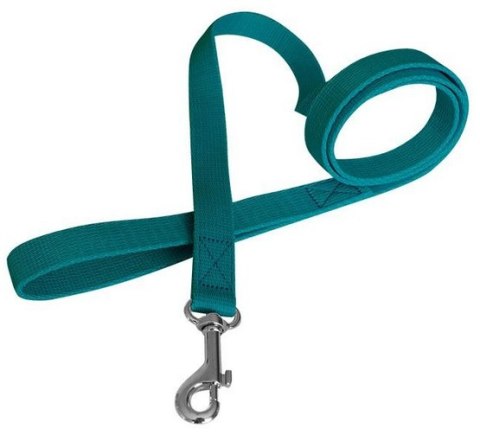 CHABA Smycz taśma gładka 10mm/130cm morska CHABA Smycz taśma gładka 10mm/130cm morska
