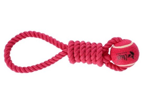Dingo Zabawka dla psa - Piłka tenisowa z uchwytem Fresh 6,2x41cm różowa Dingo Zabawka dla psa - Piłka tenisowa z uchwytem Fresh 6,2x41cm różowa