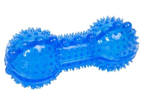 Dingo Zabawka dla psa - Smakowita kość z kolcami 15x6cm niebieska Dingo Zabawka dla psa - Smakowita kość z kolcami 15x6cm niebieska