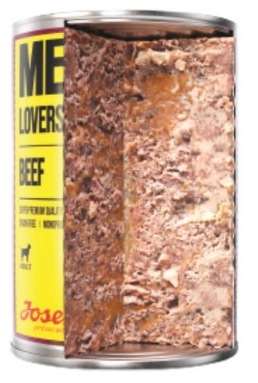 Josera Meat Lovers Pure Wołowina puszka 400g Josera Meat Lovers Pure Wołowina puszka 400g