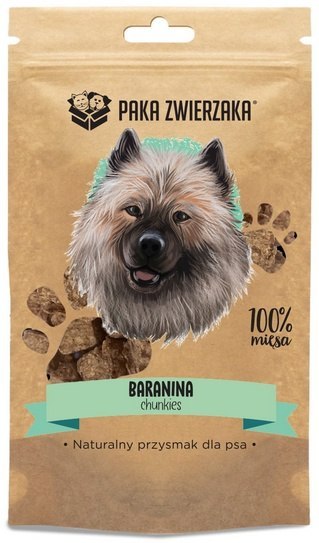 Paka Zwierzaka Chunkies Baranina 100% 70g Paka Zwierzaka Chunkies Baranina 100% 70g