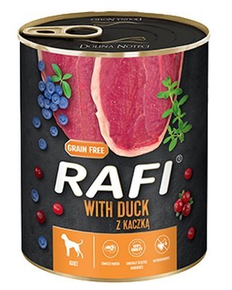 Rafi Pies Kaczka puszka 800g Rafi Pies Kaczka puszka 800g