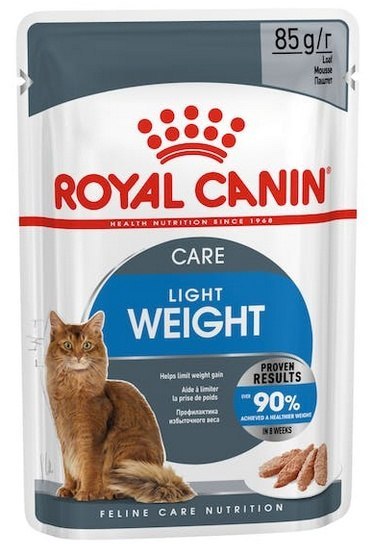 Royal Canin Ultra Light pasztet karma mokra dla kotów dorosłych, z tendencją do nadwagi saszetka 85g Royal Canin Ultra Light pasztet karma mokra dla kotów dorosłych, z tendencją do nadwagi saszetka 85g