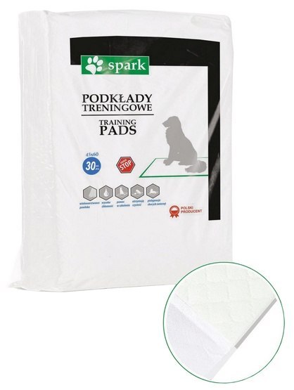 Spark Podkłady treningowe 45x60 30szt/op Spark Podkłady treningowe 45x60 30szt/op